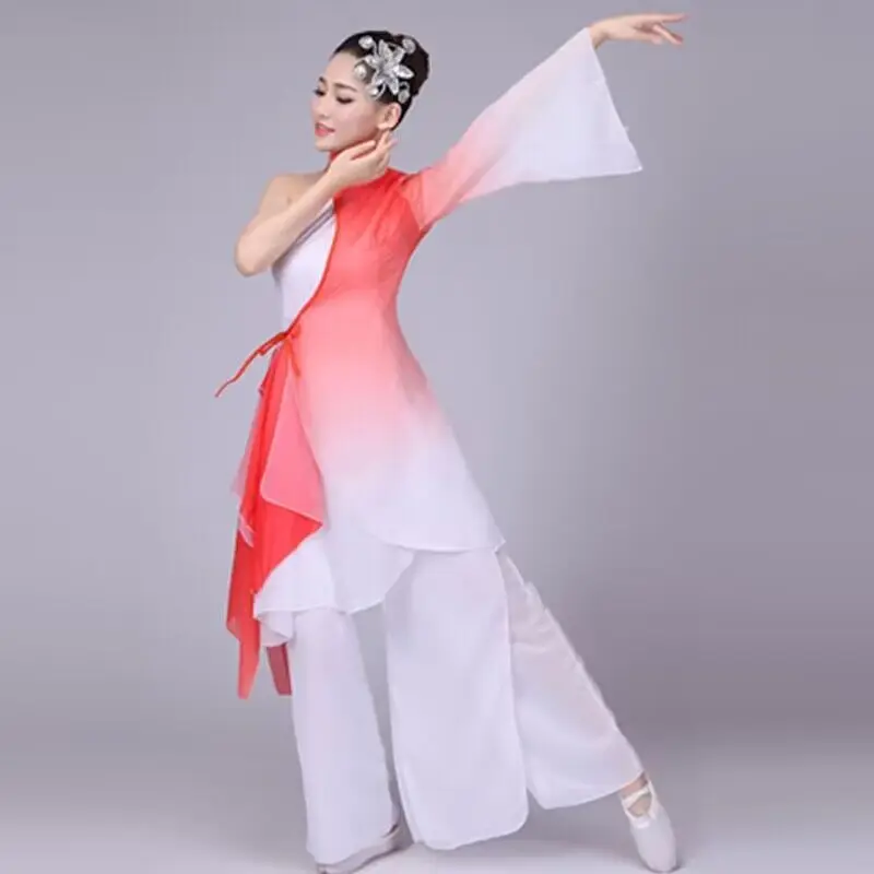 Costume de danse folklorique traditionnelle chinoise pour femmes et enfants, vêtements Yangge, robe Yangko pour filles