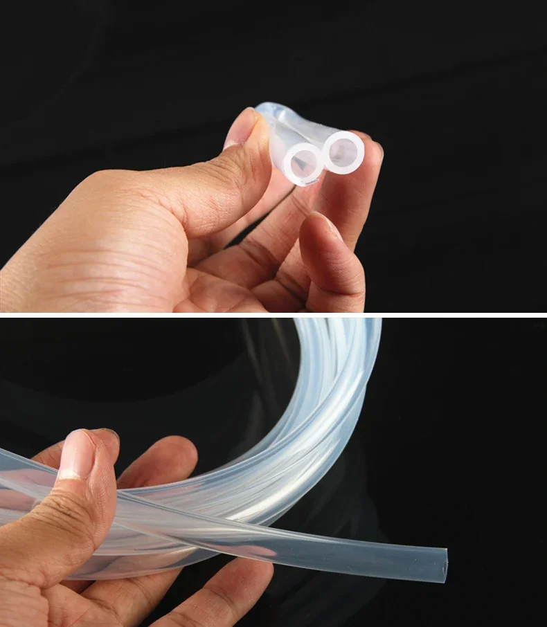 1M Clear Flexible Soft Rubber Translucent Hose Tube Silicone Pipe Beer Water Air Pump Hose Pipe 1/2/3/4/5/6/7/8/9/10/12/25mm