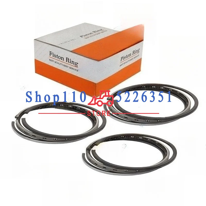 3TNE78 Engine Piston Ring 3-cylinder 78mm Overhaul Rebuild Kit