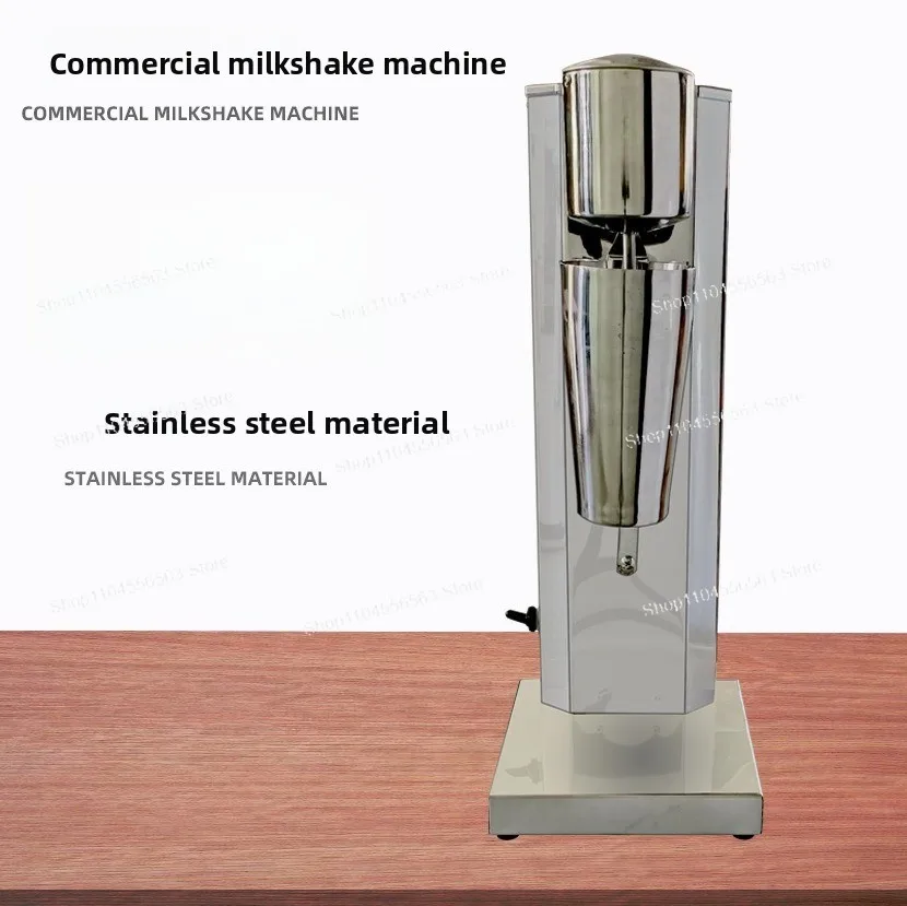 

Milk tea shop commercial stainless steel single/double head mixer electric foamed snow milk