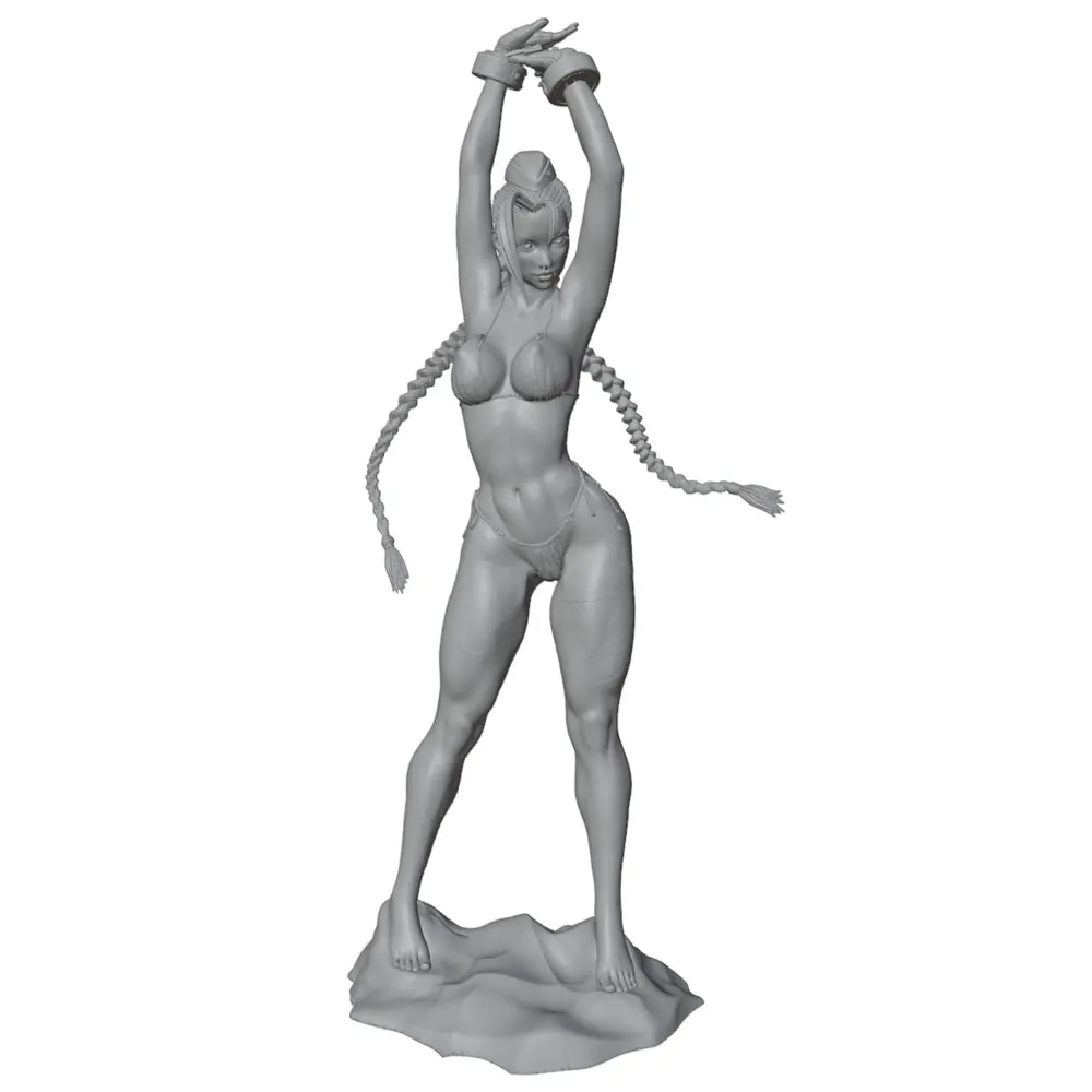 Figura resina miniatura chica playa para juegos de rol y coleccionismo