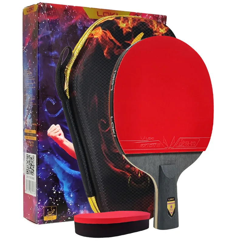 Originele LOKI Tafeltennis Racket Dragon Serie Ping Pong Racket Paddle Bat Professionele 6/7/8/9/10 Sterren voor Alle Niveau Spelers