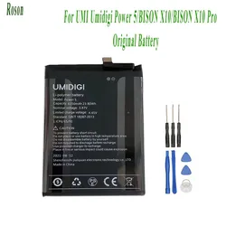 For UMIDIGI Power 5 Bison X10 Bison X10 Pro Battery 6150mAh 100% New Replacement Parts Phone Accessory Accumulators+Tools