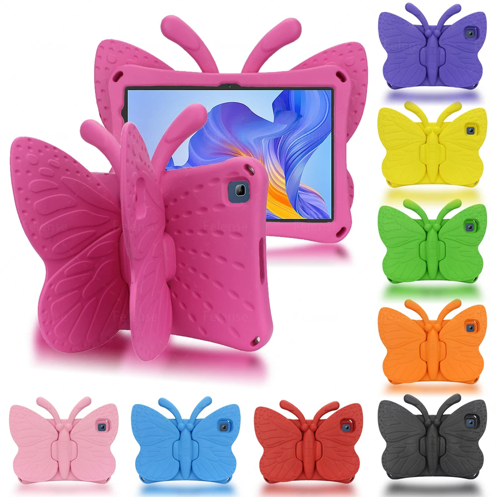 Case For Honor Pad X8 10.1 inch AGM3-W09HN Kids Shockproof Cartoon Butterfly Kickstand Tablet Cover For Honor Pad X8 10.1