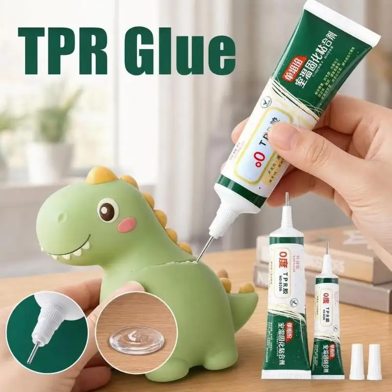 New Transparent TPR Glue For Toys 0° Room Temperature Curing Adhesive For Stress Ball Repairs Glue