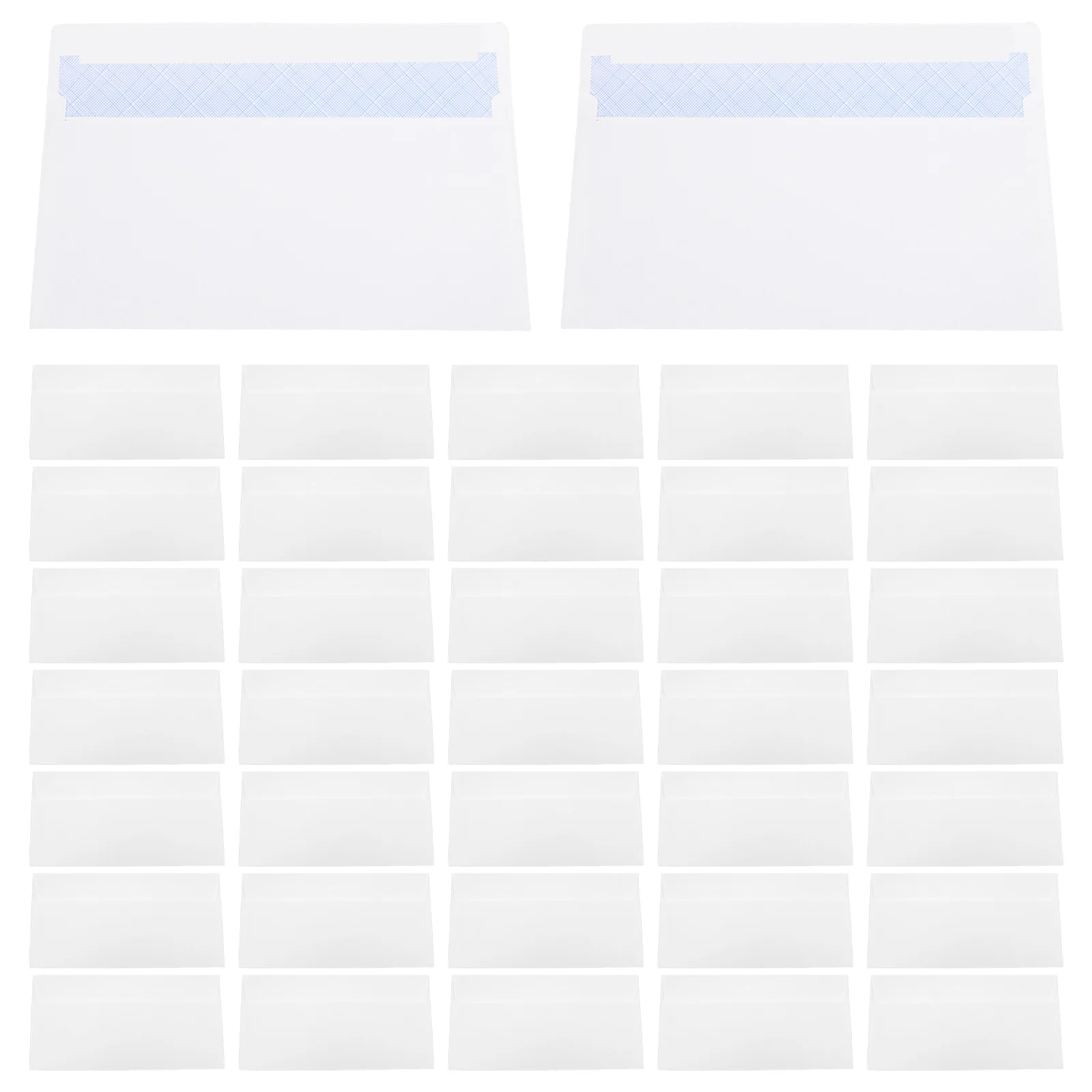 

50Pcs Release Paper Envelopes Stay Flat Design for Confidential Documents Small Business Shipping Packaging Material Needs