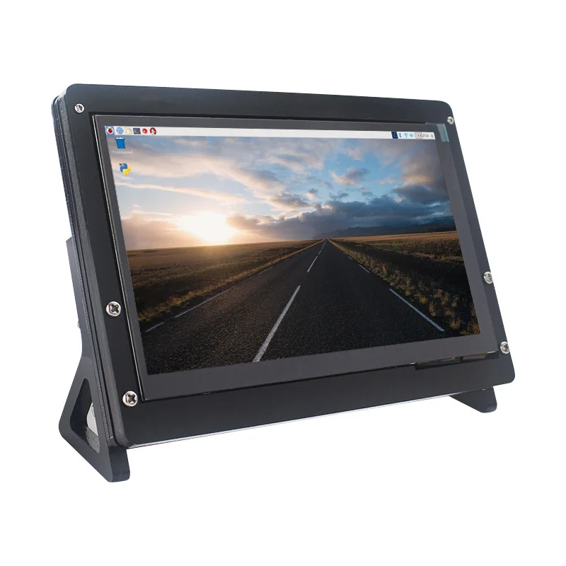 

Для Raspberry PI 7-дюймовый сенсорный экран, корпус IPS-монитора, акриловый фиксированный кронштейн, установка с винтами