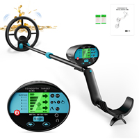 Metal detector, portable, for children and adults,metal detector with tip,with search coil,waterproof,for discoveries,adventures