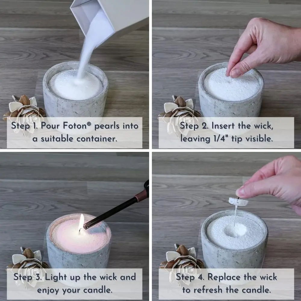 شموع مسحوقية معطرة فاخرة من Mulled Magic Fall، حرق 120 ساعة، قابلة لإعادة الملء مع 30 فتيل، عبوة من قطعتين 18 أونصة #3