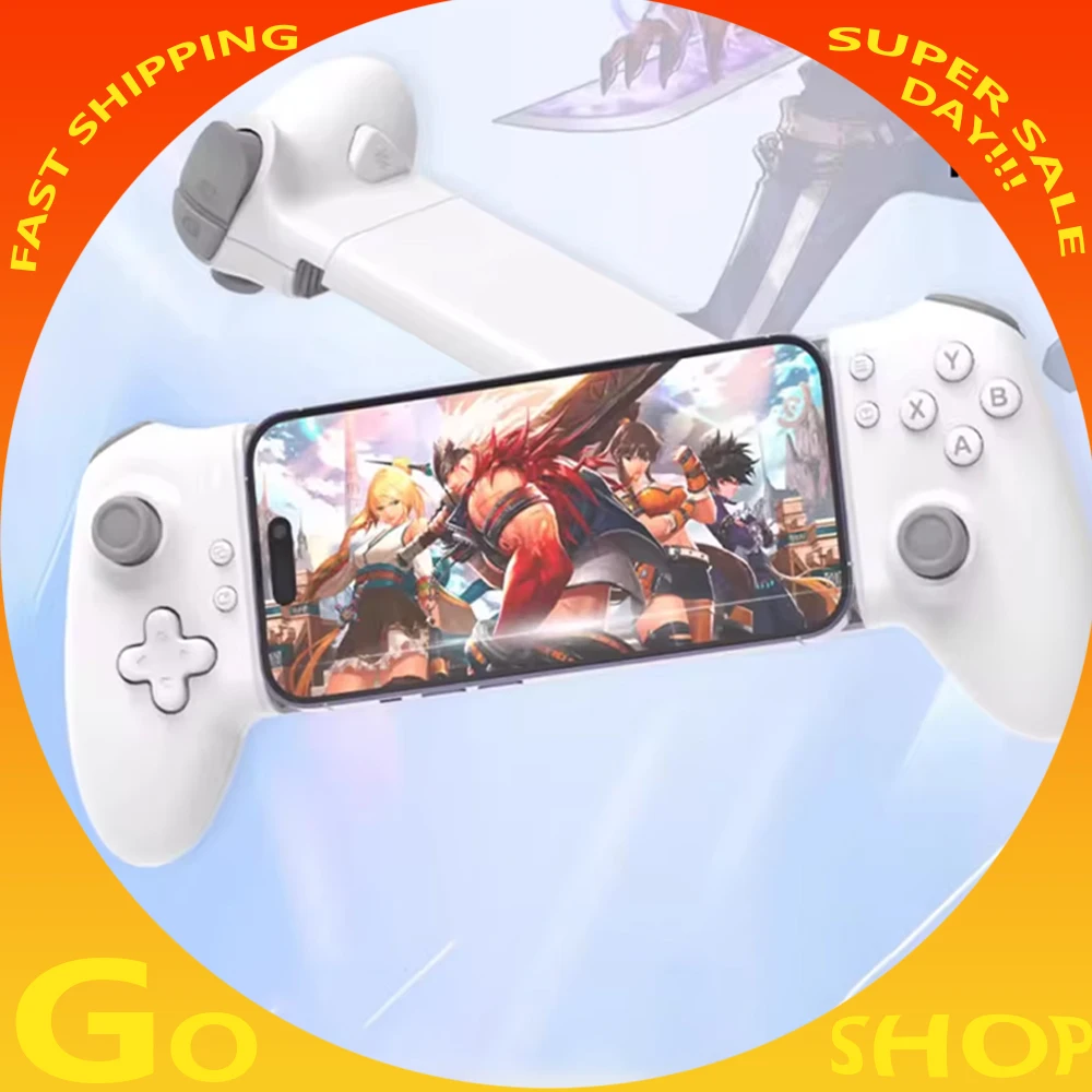 New 2024 MEMO S3 Gamepad TypeC Mobile Phone Controller Hall Effect Stick Joystick Dual Mode For Android PS Cloud Game Customized