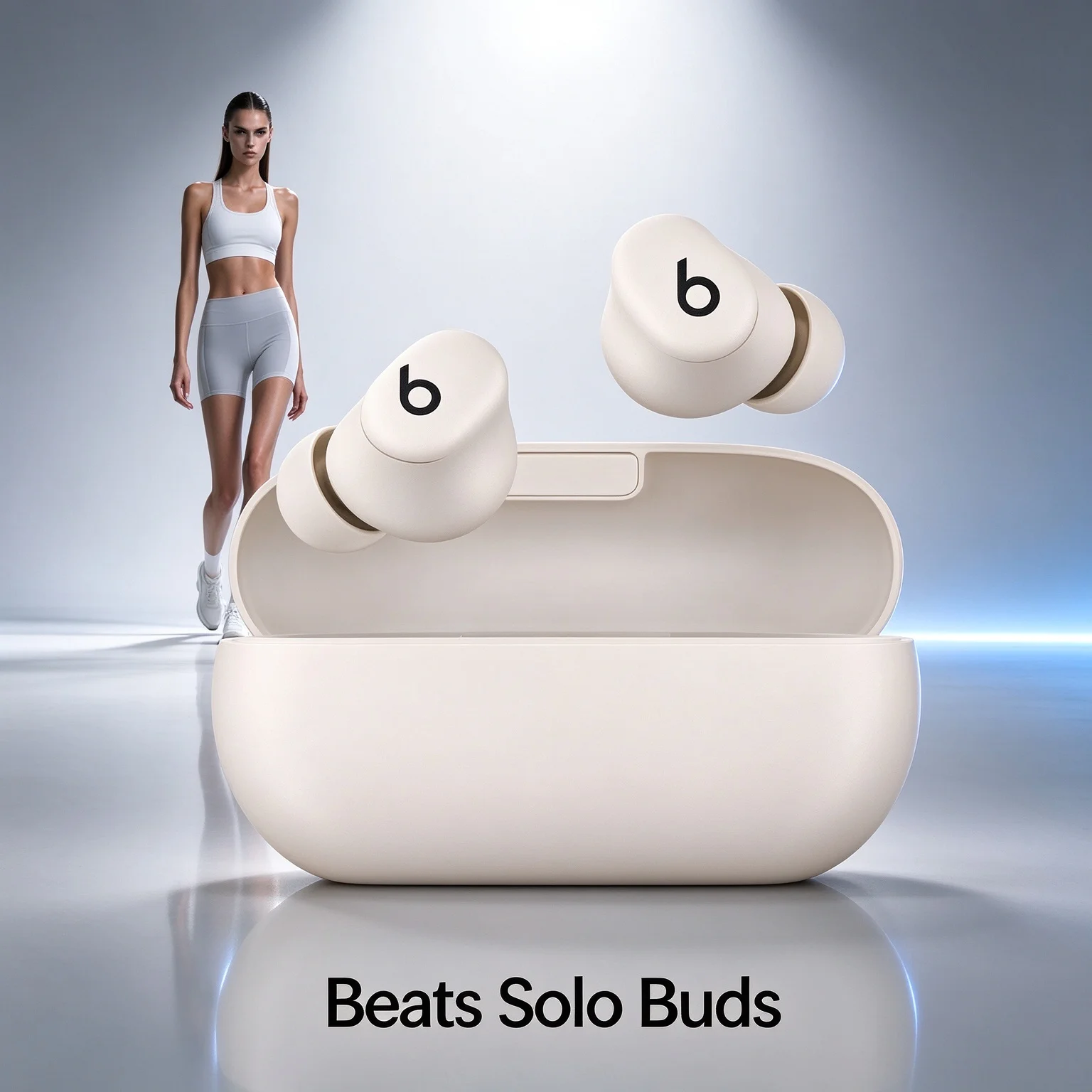 Beats Solo Buds True Wireless Earbuds,Tiny Charging Box,18H Playback,Ergonomic Nozzle for Comfort Wear