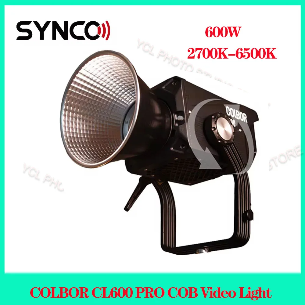 SYNCO COLBOR CL600 PRO Professional 600W 2700K-6500K Photography Light With APP Control COB Video Light For Video Studio Live ﻿