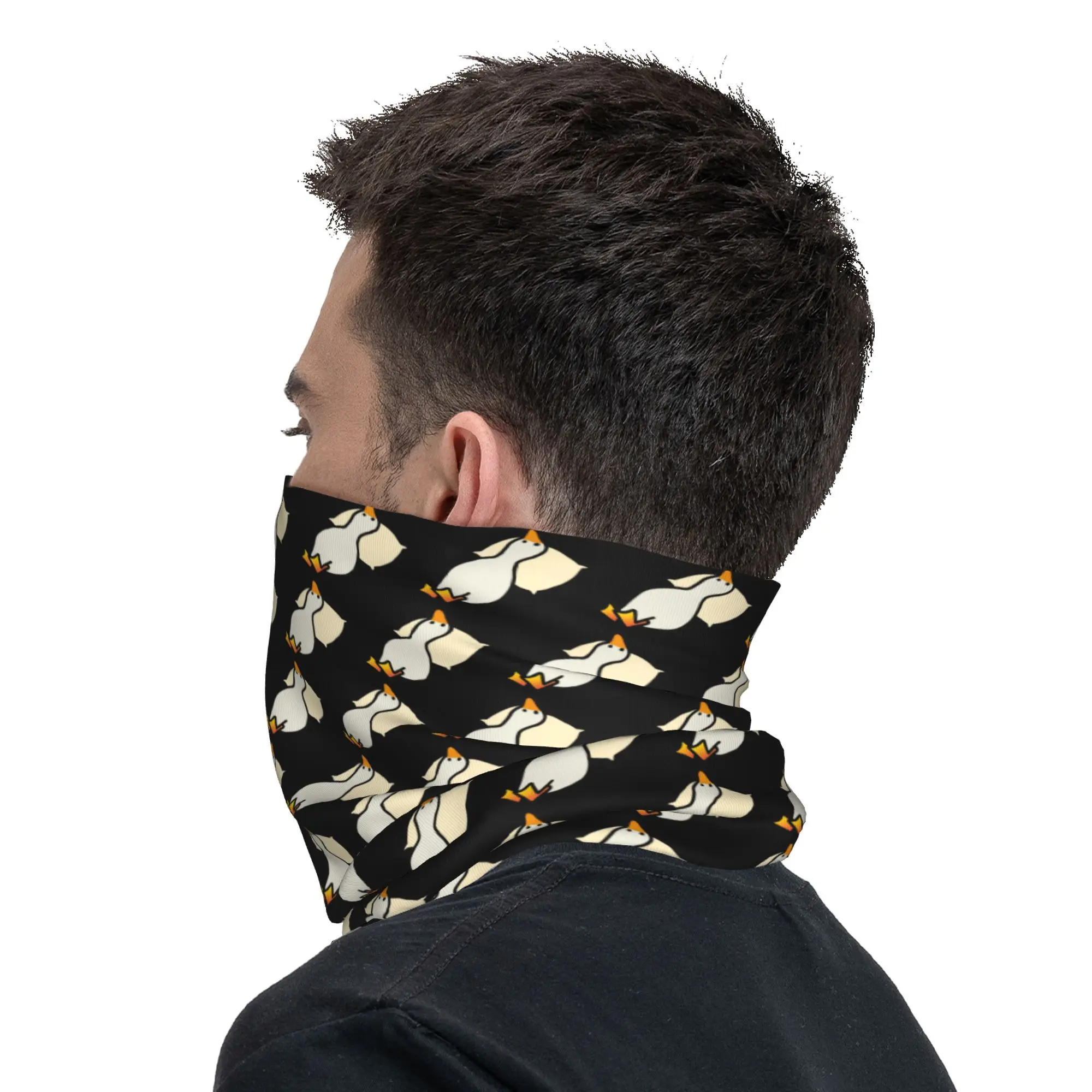 تنام البط، استراحة البط المتعب، غطاء رقبة بطة مضحكة باندانا قناع مطبوع وشاح متعدد الوظائف ركوب الخيل للرجال والنساء