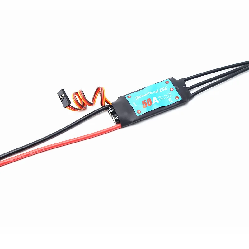 Bidireccional sin escobillas ESC 20A 30A 40A 50A 60A ESC sin escobillas para RC barco Rc coche hélice subacuática neumática
