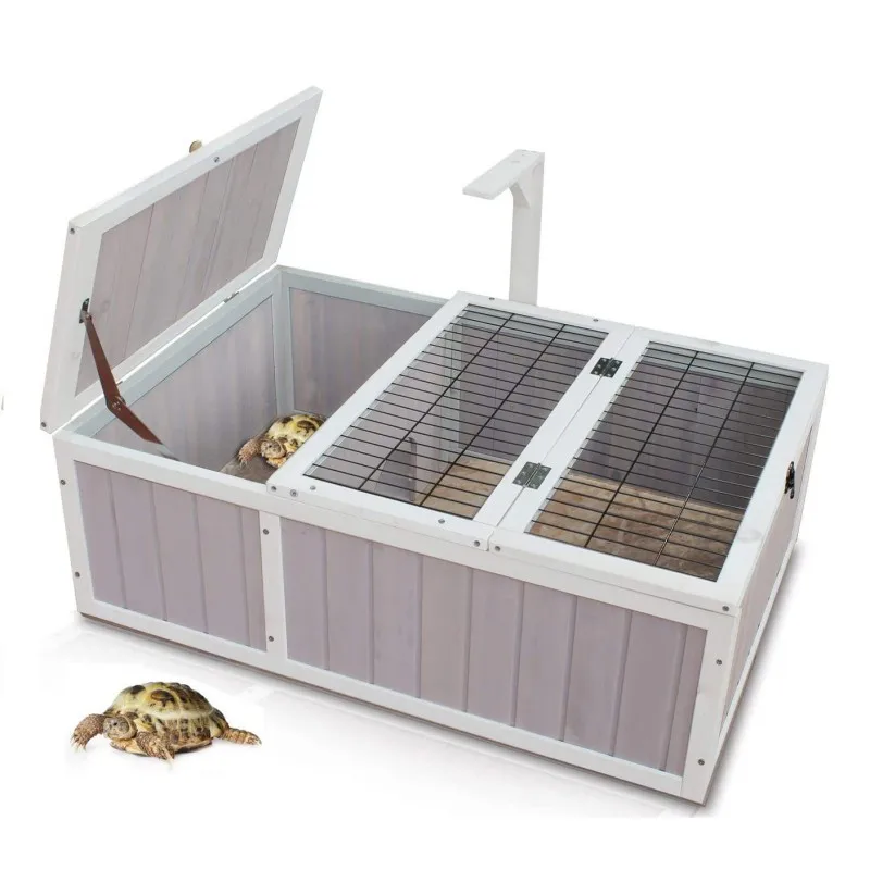 Customized Cheap Wooden Turtle Nest Delicate Multi-Purpose Reptile Reptile Enclosure