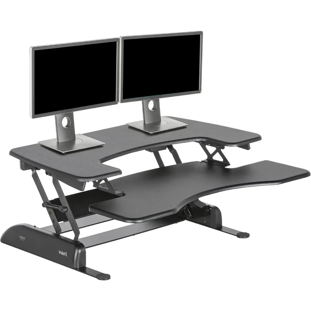 

Adjustable Desk Converter with 11 Height Settings - Laptop Sit Stand Desk Riser for Table Tops and Home Office