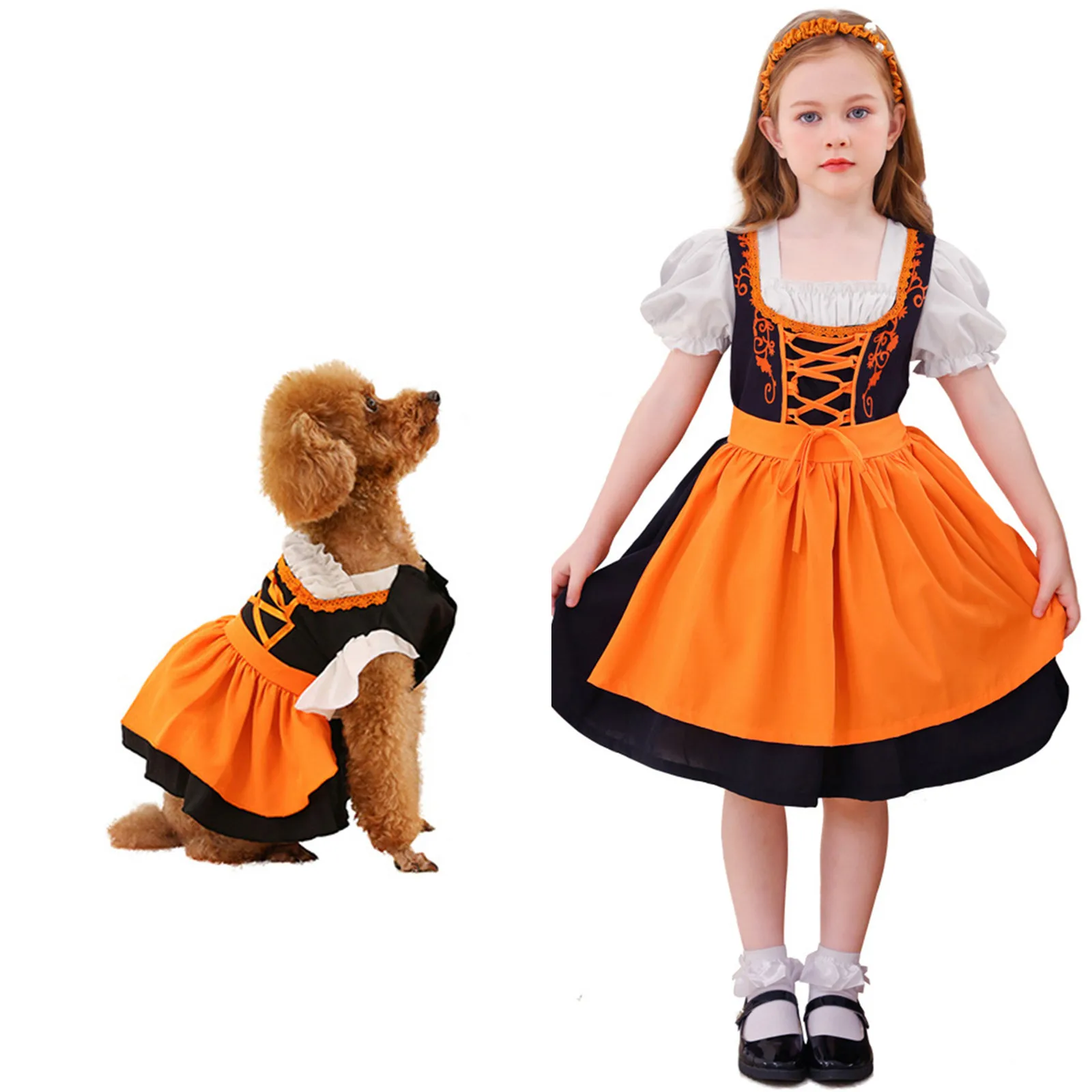 Meisjes Oktoberfest Kostuums Duitse Oktoberfest Jurk Voor Kinderen Bavarian Fantasia Party Bier Meisje Carnaval Cospaly Dirndl Jurk