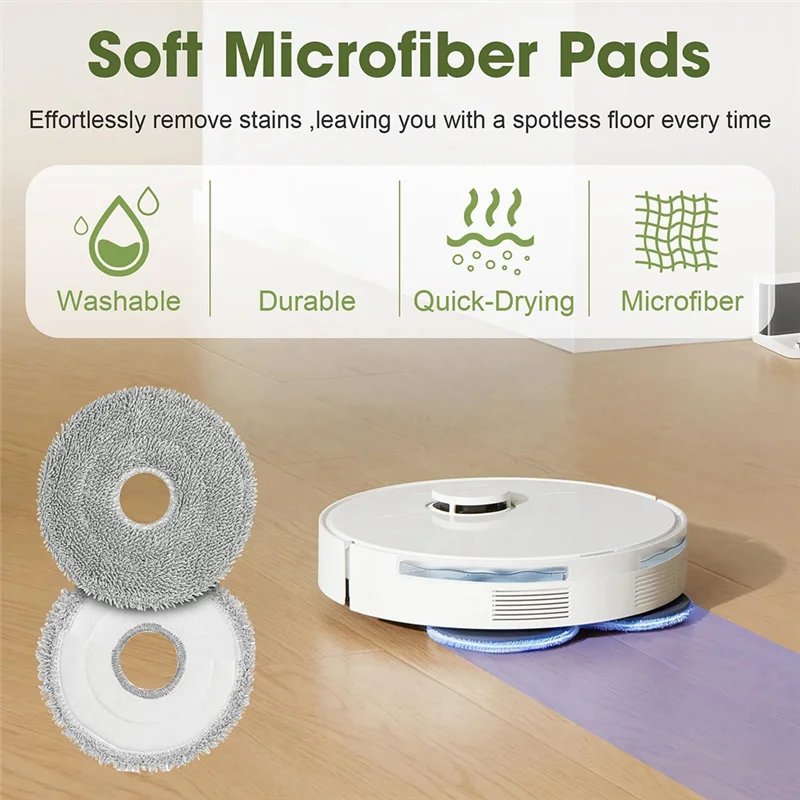 Acessórios de saco de pó para xiaomi para mijia m30s d103cn dreame x30 ultra, x30 pro principal escova lateral filtro pano mop