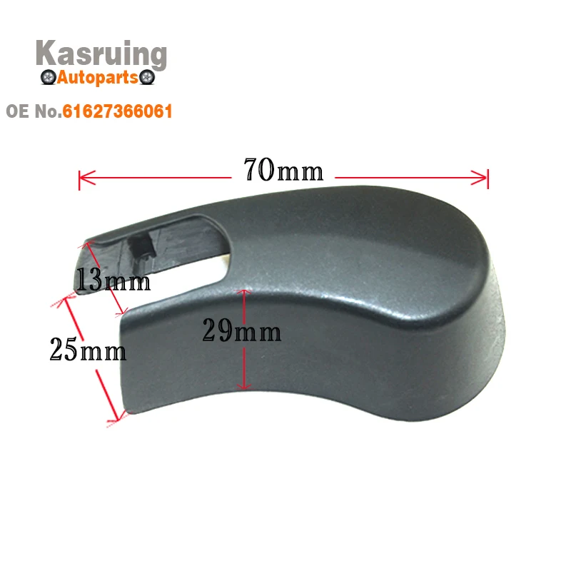 Rear Window Wiper Arm Nut Cover Cap 61627366061 7366061 For BMW X1/F48 2016-2017 Car Accessories