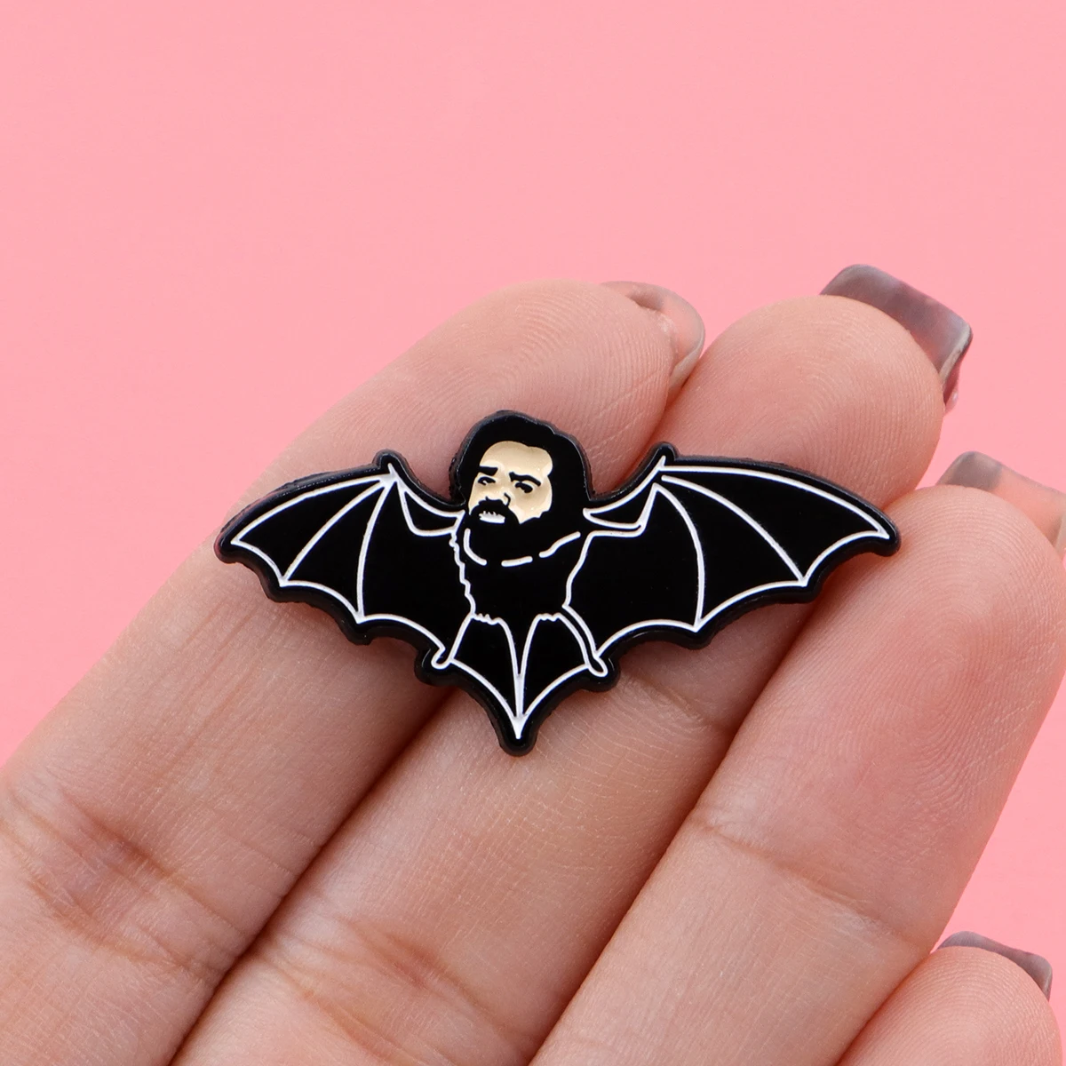 Funny Bat Enamel Pin Movie Inspiration Brooch Pines Lapel Pins Badge on Backpack Clothing Accessories Fashion Jewelry Fans Gifts