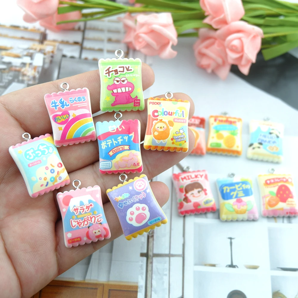 Cute Japanese Candy Charms for Jewelry Making Diy Earring Bracelet Pendant Accessories Findings Phone Making Bulk Wholesale