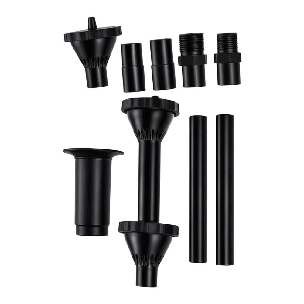 Adjustable Water Jets Fountain Nozzle Set Plastic Construction Flower Spray Pattern Mushroom Spray Mode For Garden Ponds