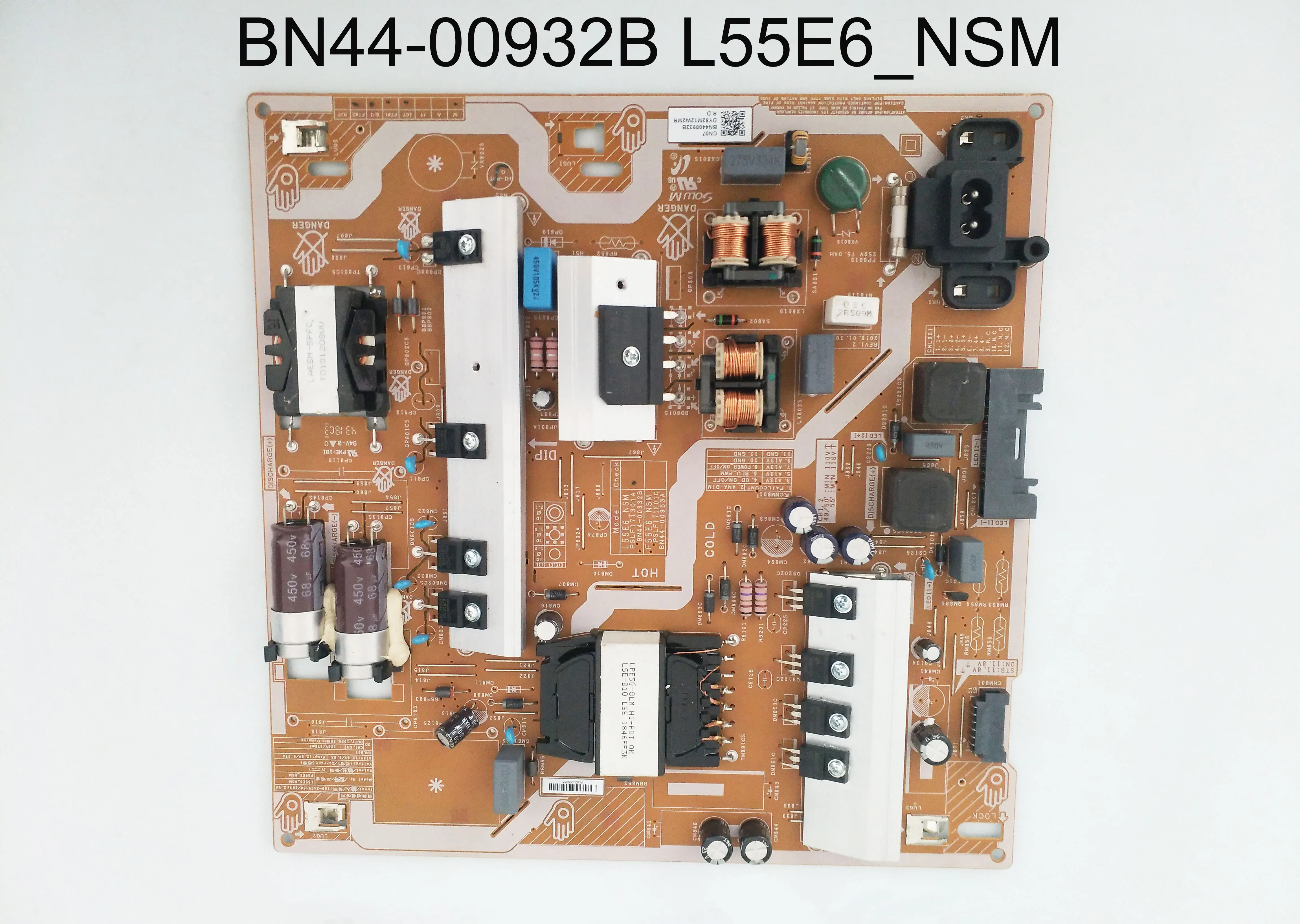 BN44-00932B L55E6_NSM PSLF171301A Power Supply Board Has Been Tested To Work Properly Applicable FOR LCD TVs UN58NU710DF Parts