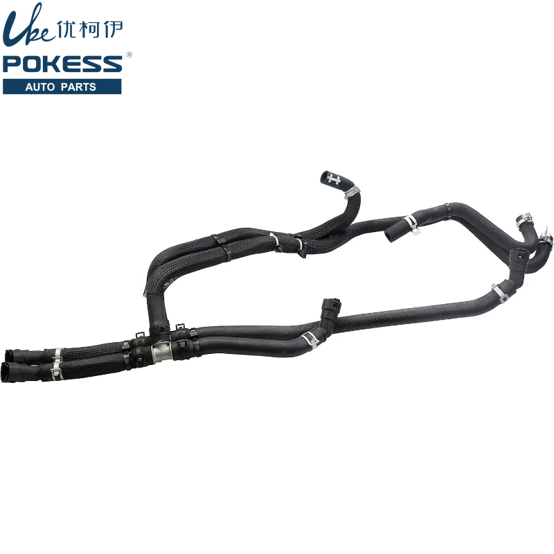 Selang Radiator Pipa Air Pemanas Kompartemen Mesin Mobil untuk Ford F150 5.0l 2015-2017 FL3Z18472K FL3418C266BF FL3418C266BD