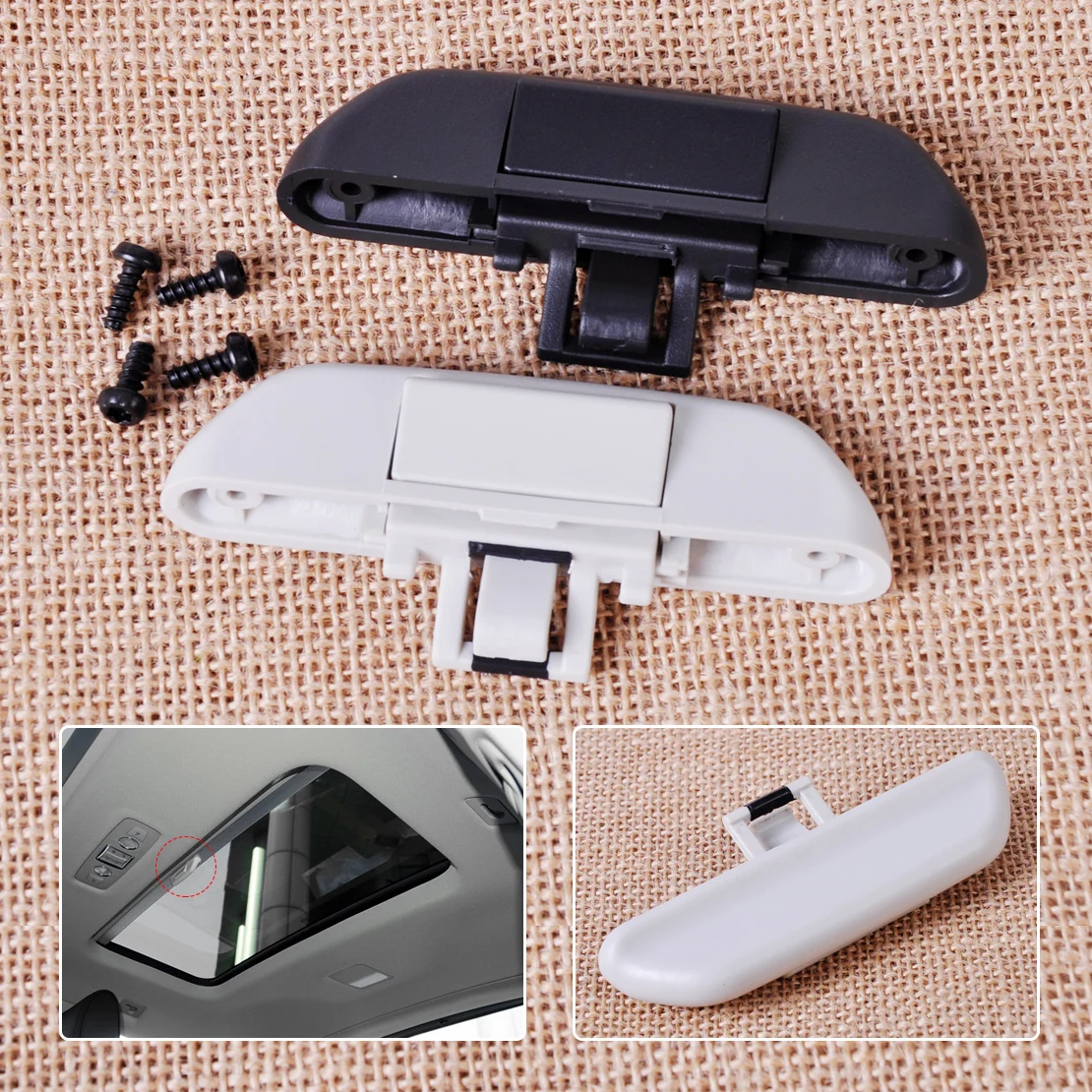 CITALL Rear Sunroof Shade Handle 4L0898924B 4L0898924 B 4L0 898 924 B for Audi Q7 2007 2008 2009 2010 2011 2012 2013 2014 2015