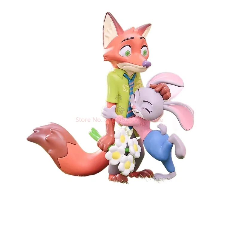 Handmade Desktop Ornament Blind Box - Flower Language World Nick Judy Collectible Toy Gift For Animation Fans