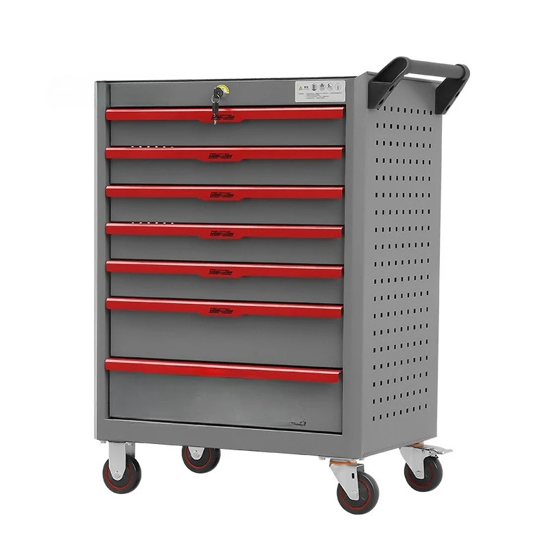 Heavy Tool Cart Maintenance Hardware Push Box Multifunctional Auto Repair Tool Cabinet Workshop Special Mobile
