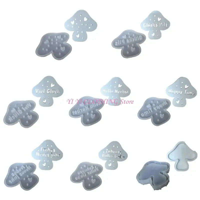 

N5KF Silicone Mold for Mushroom Shaped LED Night Light Creation Bedroom Decoration