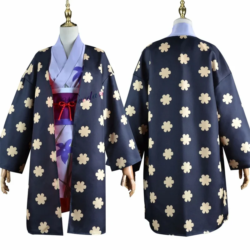 ☆ ☆ A 2025 Anime Miss Allsunday Nico Robin Costume Cosplay Donna Kimono Abito Parrucca Onigashima Outfit Halloween Party C Nuovo s5g7epp ❤
