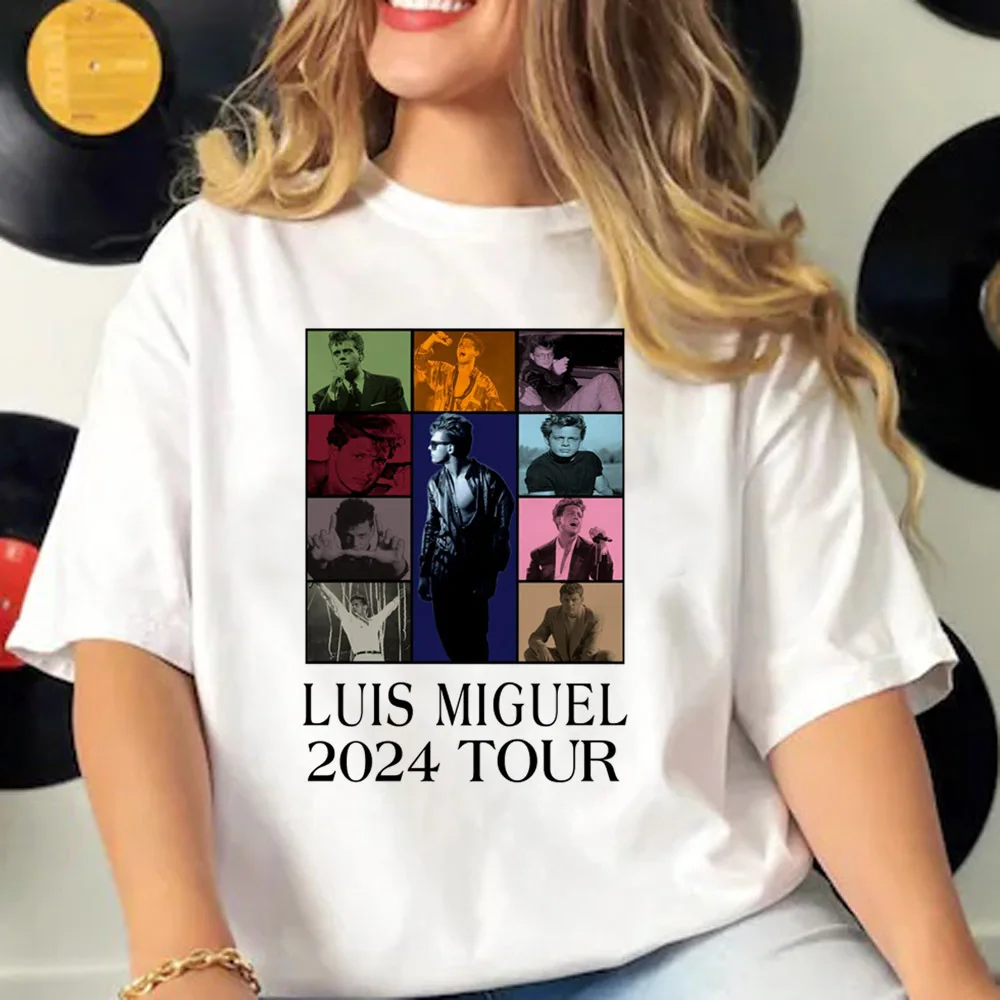 Luis Miguel T-Shirt für Damen, dehnbares bedrucktes Design, weibliche Anime-Kleidung – Detail 7
