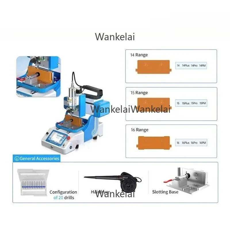 JC New Grinding Machine For Opening Slot Mold IPHONE 14-16 Promax For Retail Phone Repair Shop