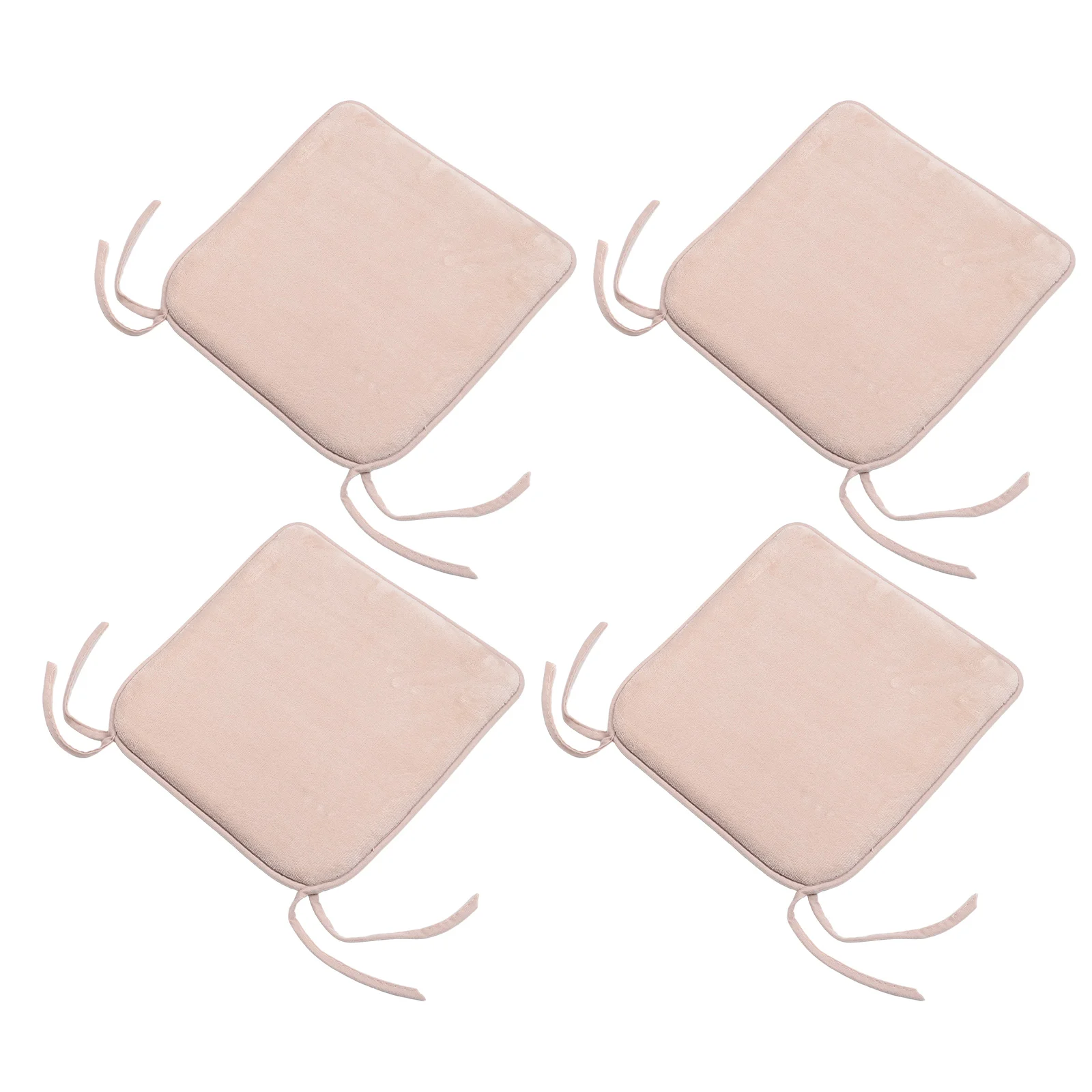 

4Pcs Universal Fit Removable Chair Pads Cushions Secure Ties Dining Room Kitchen Chairs Outdoor Patio Seat Pads