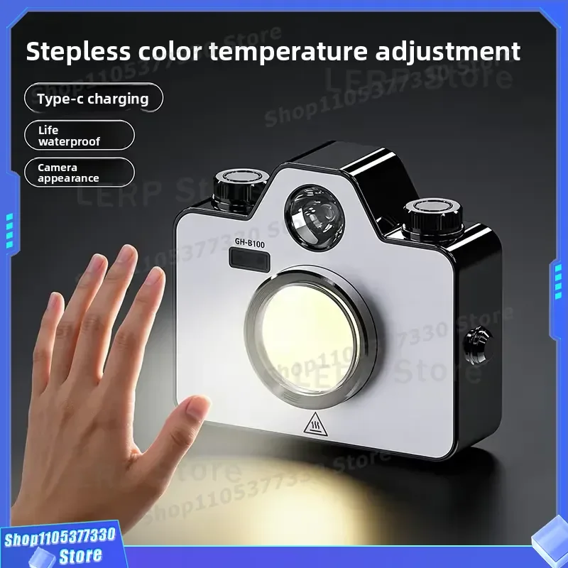 1000LM Super Bright COB Work Light USB Type C Rechargeable Wireless High Lumen Portable LED Lamp for Camping Emergency Repair