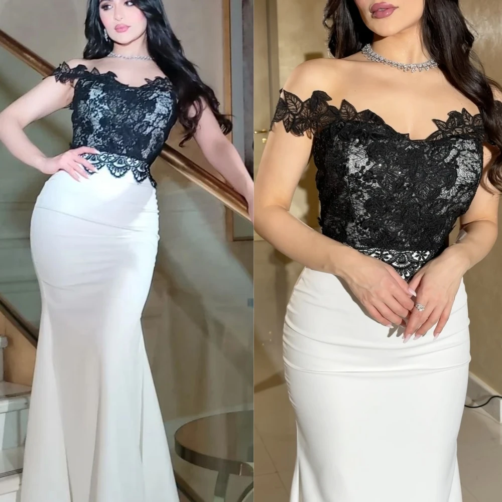 

Customized Jiayigong Prom Exquisite Elegant Off-the-shoulder Mermaid es Lace S Custom