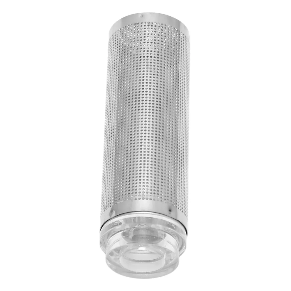 Stainless Steel Aquarium Filter Guard Intake Strainer Mesh Net Fish Tank Intake Strainer Silver Aquarium Inlet Mesh