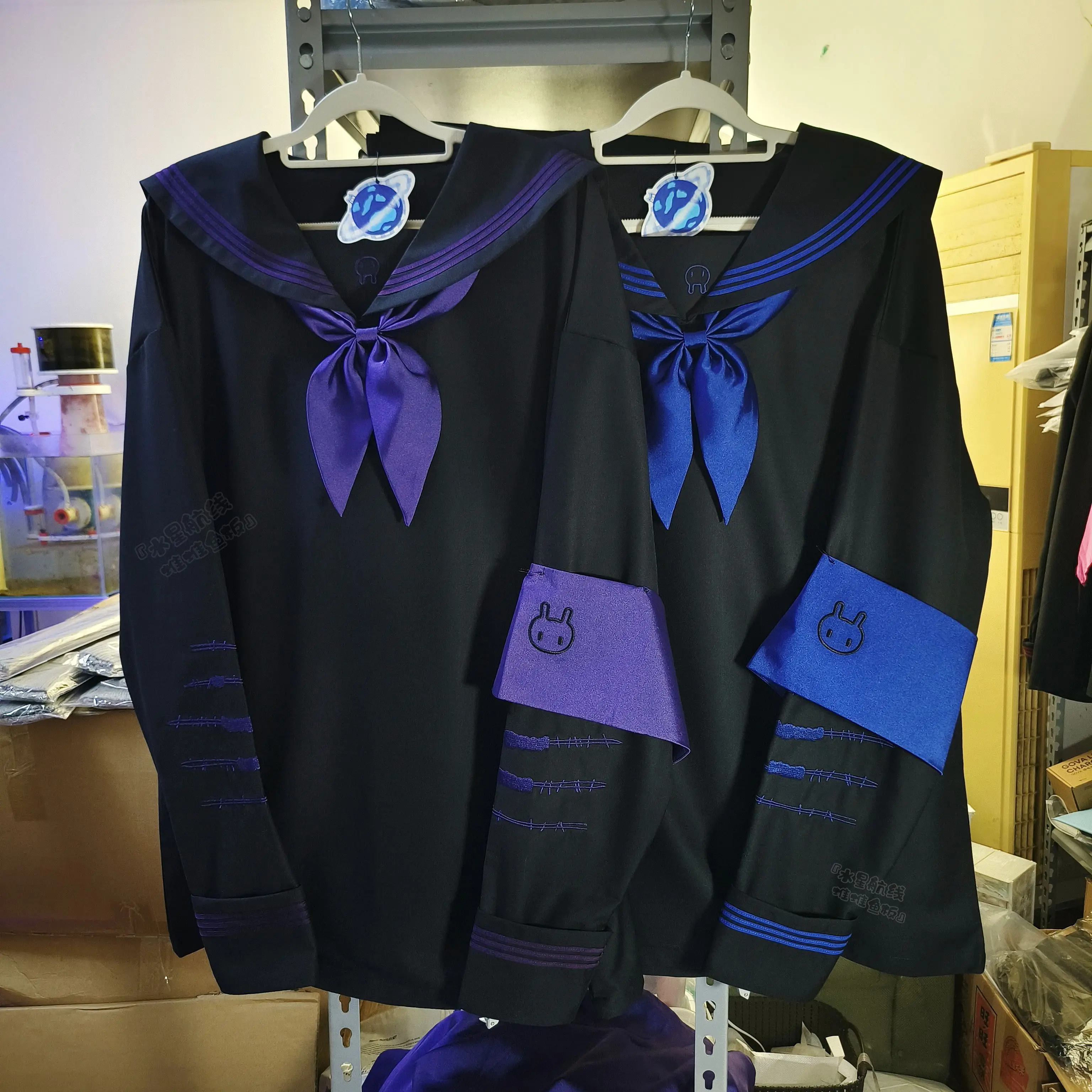 

Оригинальная японская субкультура Y2k, матросская форма, свободный пуловер с темно-синим воротником, топ, весенне-осеннее женское платье-футболка с длинными рукавами