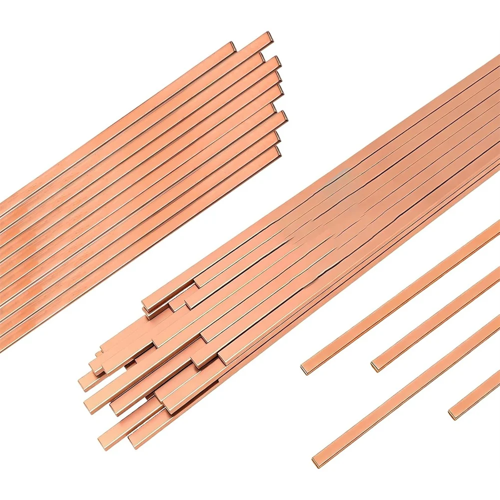 ABSS-Alloy For Refrigerator Hvac And Cold Silver Brazing Rods, 42 PCS Flat Welding Rod For Copper Phosphor