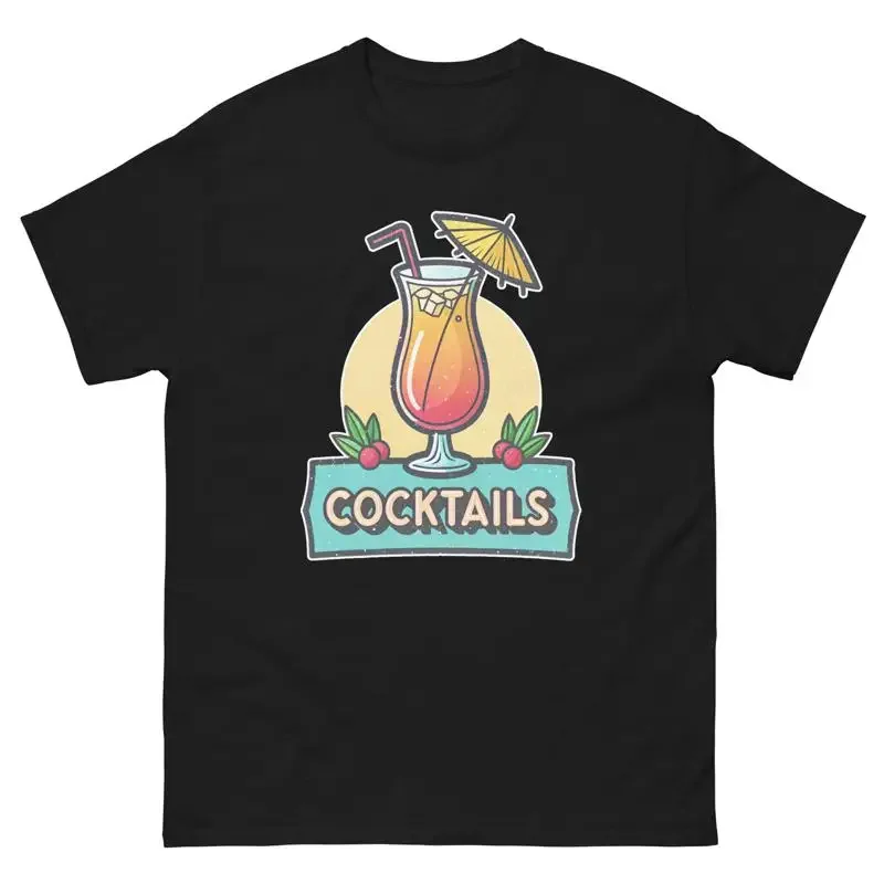 Cocktails Party Supplies Items Birthday Event T Shirt