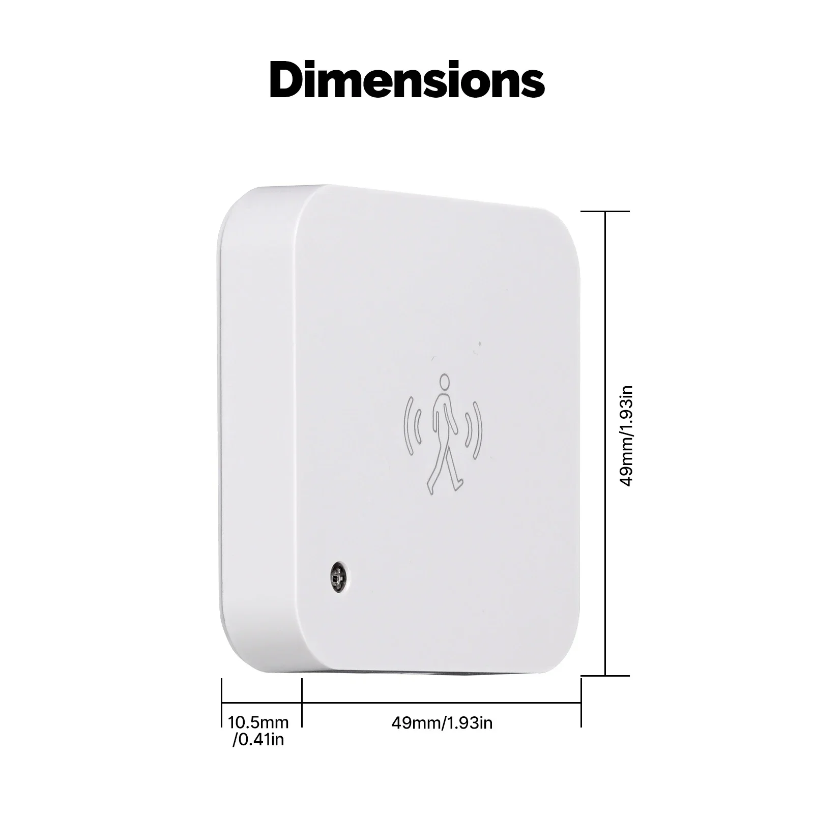 MOES Tuya ZigBee Smart Human Presence Sensor Motion Motionless Detection Light Luminance Sensor Wired Design App Notification