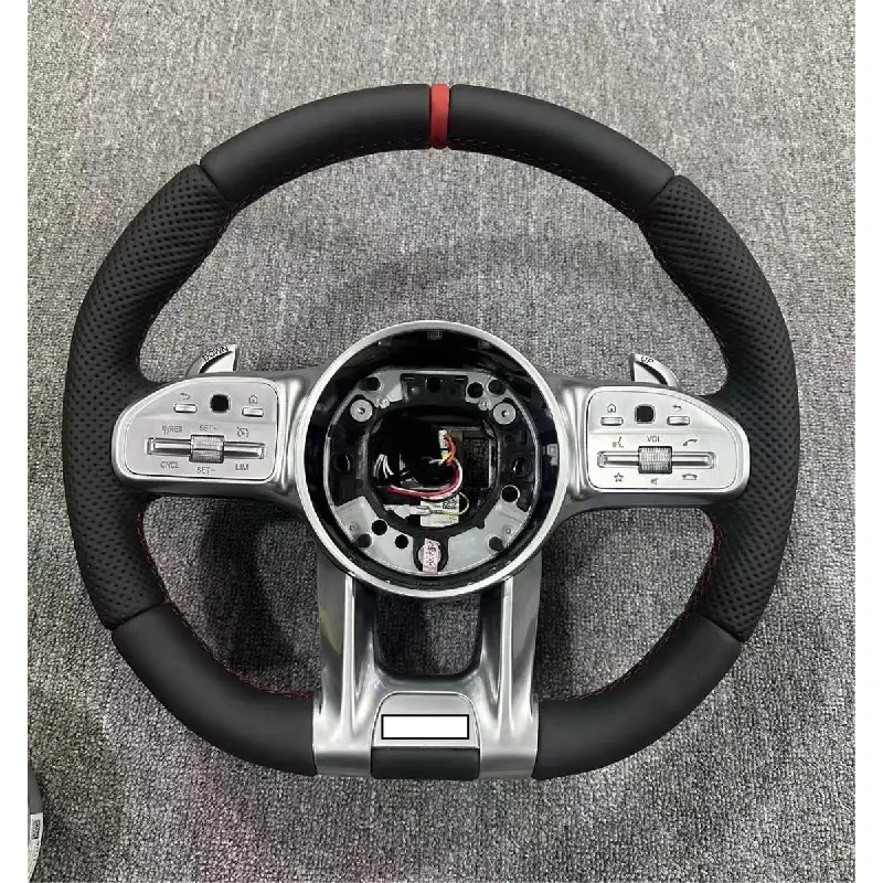 

Hot Sale Custom Modification Carbon Leather Steering Wheel Car Upgrade