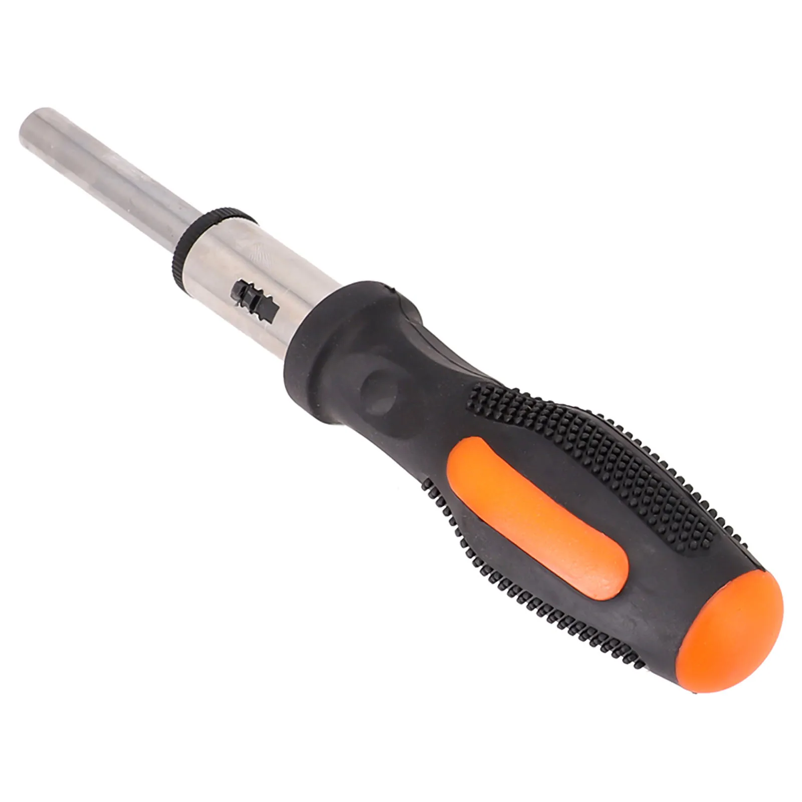 Reliable Straight Shank Ratchet Screwdriver Handle Featuring 10 Point Ratcheting and Standard 6.35mm Bit Support