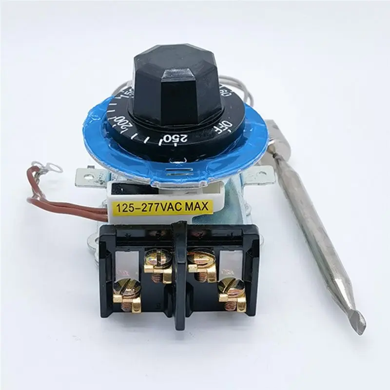 AT51-Industrial For Robertshaw Thermostat(30A Resistive, 125-277VAC, 60-250° F), Includes Indicator Light And Timer