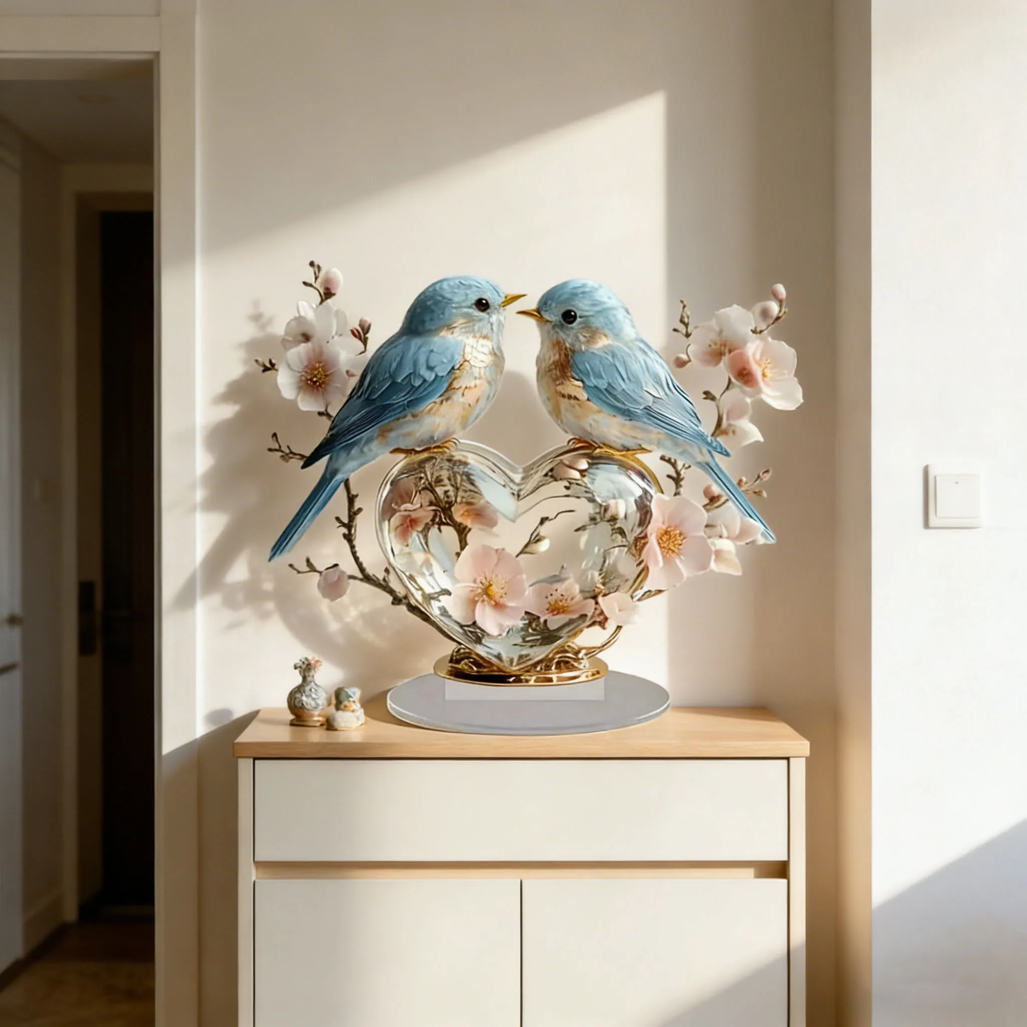 1 Stück niedliche Vogel-Desktop-Dekoration – Mehrzweck-Tischdekoration für Büro, Schlafzimmer, Wohnzimmer – ideale Wahl als Geschenk, 2D-Flach – Detail 3