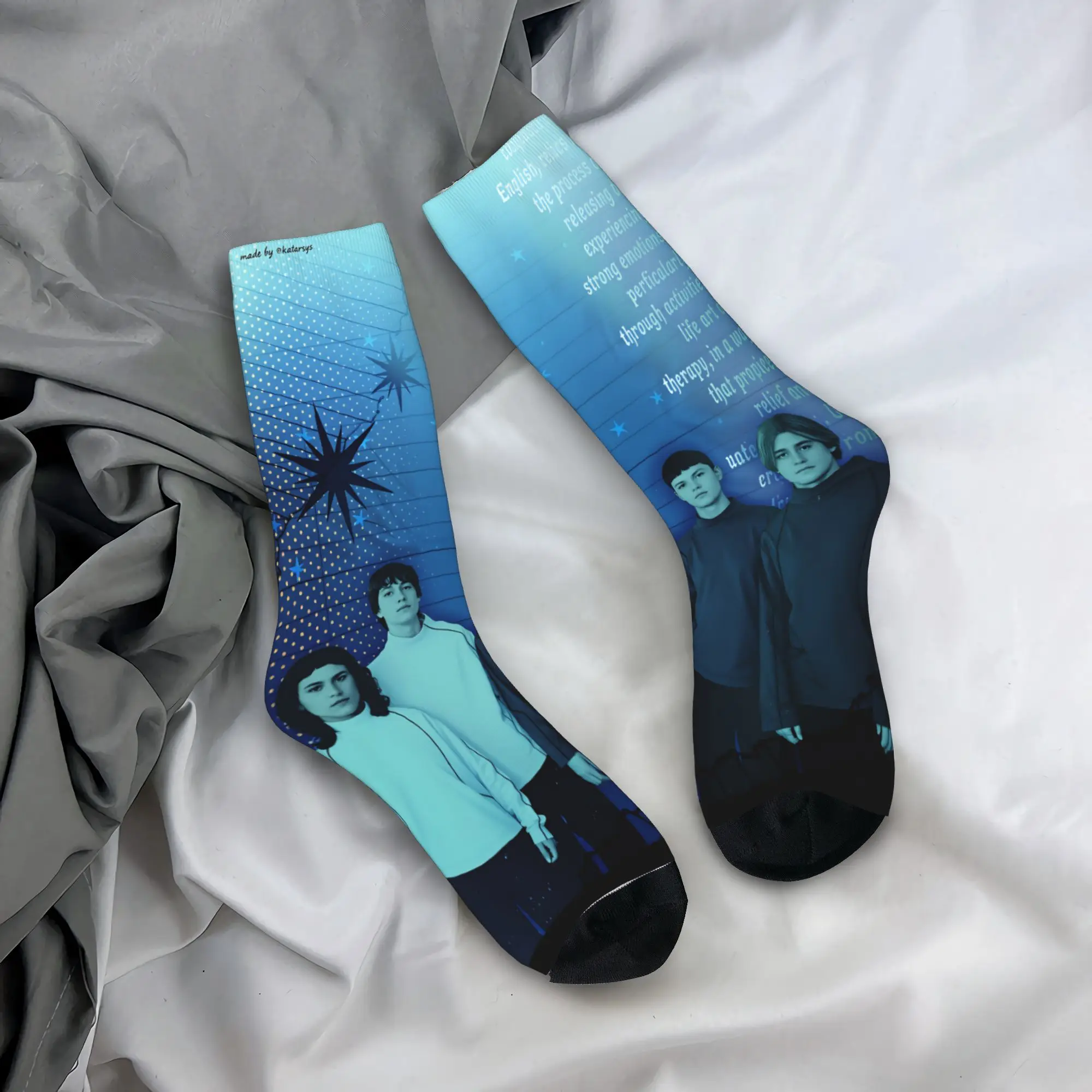 

Men Socks Katarsis (1) Stockings Winter Casual Soft Breathable Socks Printed Climbing Non-Slip Socks