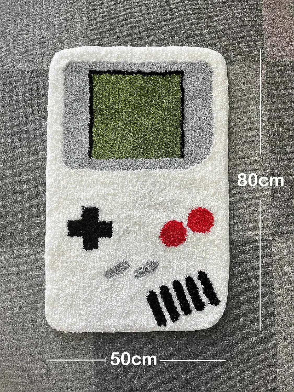VIKAMA Retro Gamer Handheld Gaming Console Autumn and Winter Warm Non-slip Warm Floor Mats Rugs Home Kitchenware Home Decoration