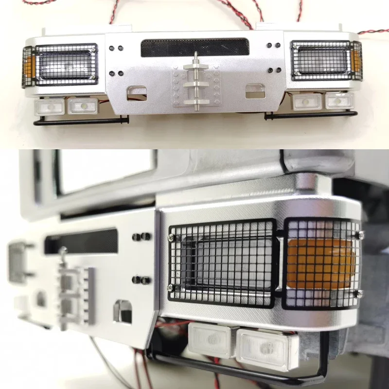 

1 шт. металлический бампер ручка насоса для 1/14 Tamiya RC грузовик автомобиль человек F2000 Diy Запчасти игрушки